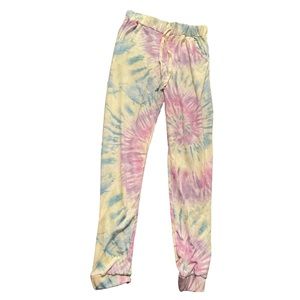 Aiden Tie Dye Joggers Blue Purple White NWT Stretchy